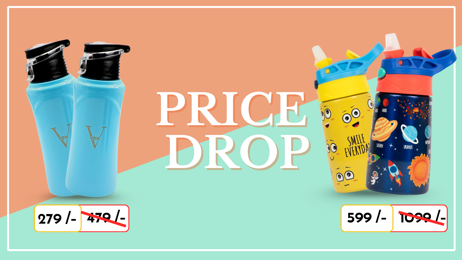 Water Bottles in Stainless Steel (1)