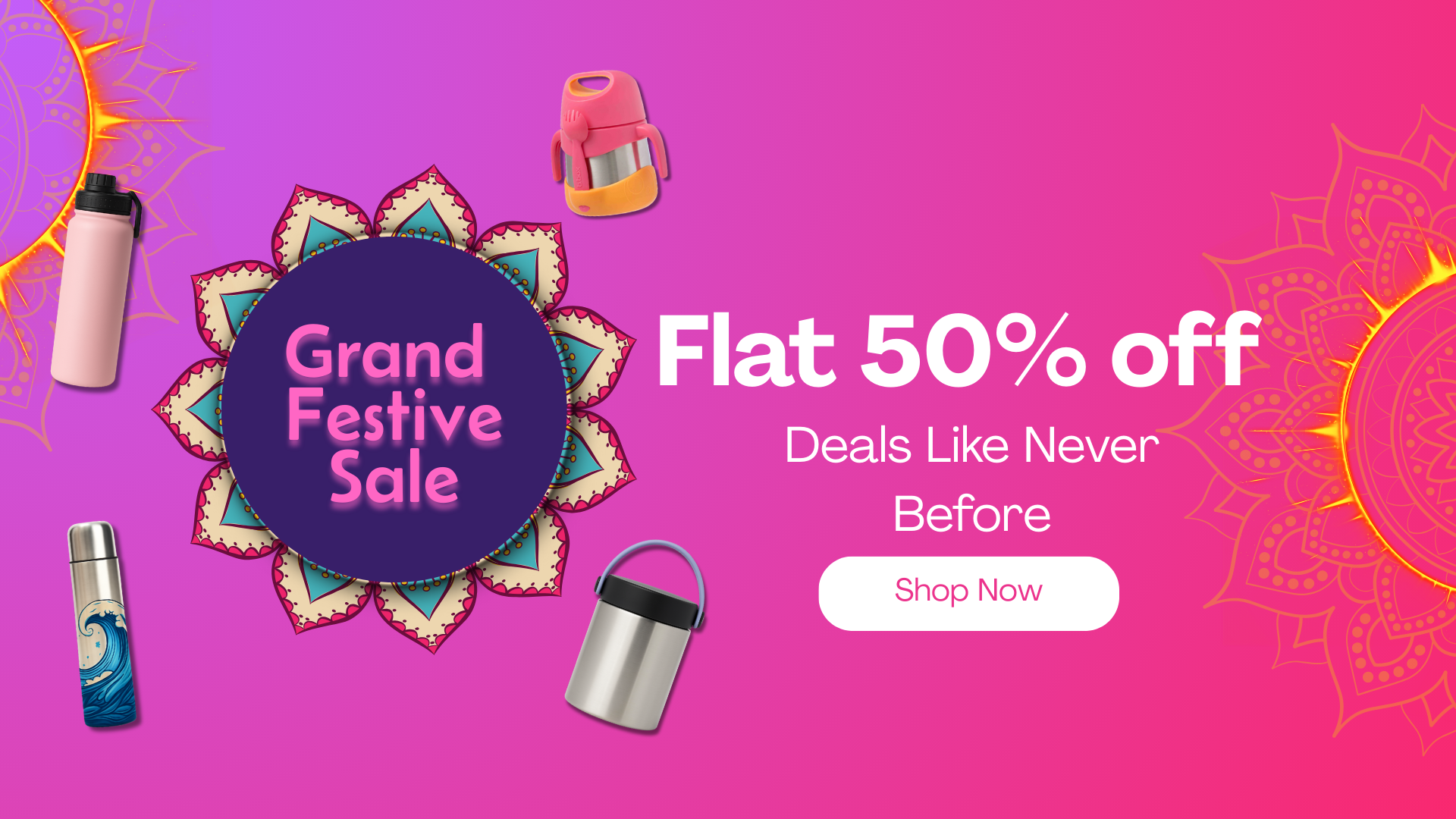 Water Bottles in Stainless Steel