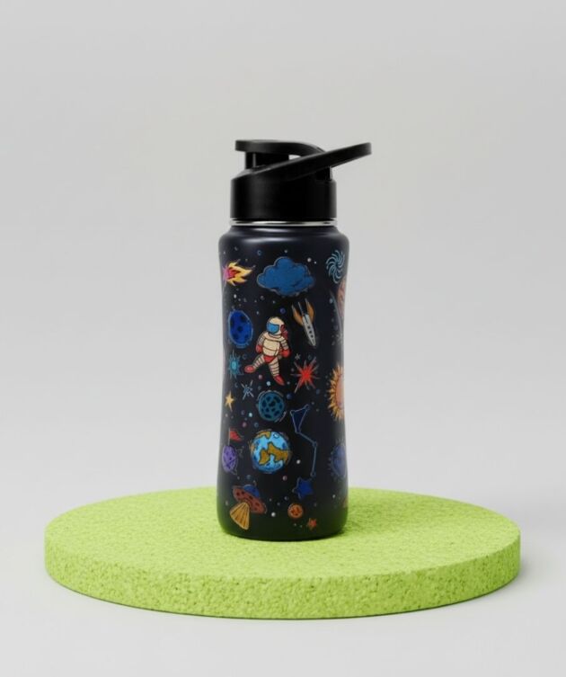 Voik Kiddo Space 500ml Stainless Steel Water Bottle