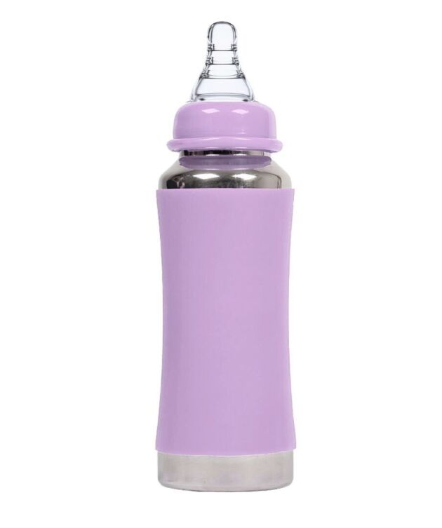 Voik Vega Joy Stainless Steel Baby Feeding Bottle 240ml | 304 Food-Grade Steel | BPA-Free | Leak Proof