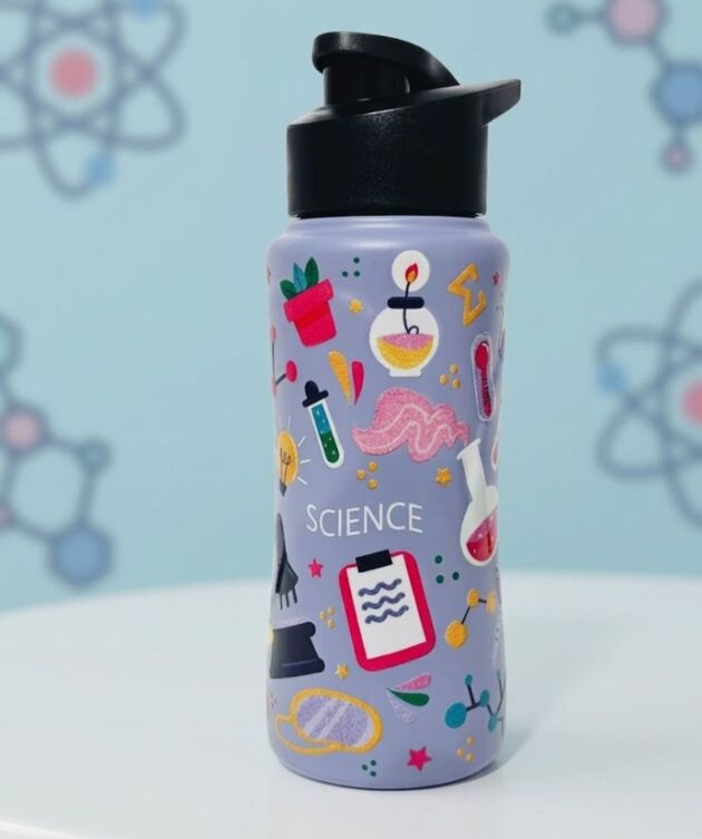 Voik Kiddo Science 500ml Stainless Steel Water Bottle