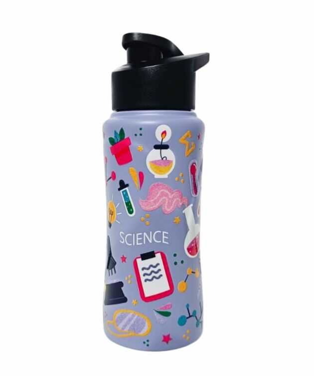 Voik Kiddo Science 500ml Stainless Steel Water Bottle